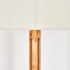 Flemming Stehleuchte 50 cm Naturfarben, Schwarz, 1-flammig