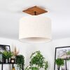 Bassagoda Deckenleuchte 35 cm Naturfarben, Schwarz, 1-flammig
