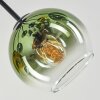 Koyoto Deckenleuchte Glas 15 cm Blau, Gold, Grün, Klar, 7-flammig