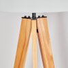 Flemming Stehleuchte 50 cm Naturfarben, Schwarz, 1-flammig Flemming Stehleuchte 50 cm Naturfarben, Schwarz, 1-flammig