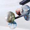 Chehalis Deckenleuchte 10, 12, 15 cm Blau, Grün, Klar, Kupferfarben, 8-flammig
