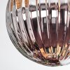 Chehalis Deckenleuchte Glas 15 cm Bernsteinfarben, Rauchfarben, 5-flammig