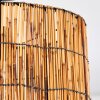 Cando Deckenleuchte 35 cm Naturfarben, Schwarz, 1-flammig