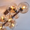 Koyoto Deckenleuchte Glas 15 cm Bernsteinfarben, Klar, 10-flammig