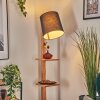 Venor Stehleuchte 28 cm Braun, Naturfarben, Schwarz, 1-flammig