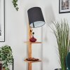 Venor Stehleuchte 28 cm Braun, Naturfarben, Schwarz, 1-flammig