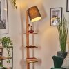 Venor Stehleuchte 28 cm Braun, Naturfarben, Schwarz, 1-flammig