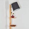 Venor Stehleuchte 28 cm Braun, Naturfarben, Schwarz, 1-flammig
