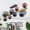 Chehalis Deckenleuchte Glas 10 cm, 12 cm, 15 cm Gold, Schwarz, 10-flammig