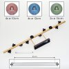 Chehalis Deckenleuchte Glas 10 cm, 12 cm, 15 cm Gold, Schwarz, 10-flammig