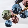 Chehalis Deckenleuchte Glas 10 cm, 12 cm, 15 cm Gold, Schwarz, 10-flammig