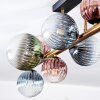 Chehalis Deckenleuchte Glas 10 cm, 12 cm, 15 cm Gold, Schwarz, 10-flammig