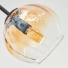 Koyoto Deckenleuchte Glas 15 cm Bernsteinfarben, Klar, 7-flammig
