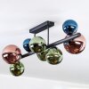 Chehalis Deckenleuchte 10 cm, 12 cm, 15 cm Blau, Grün, Kupferfarben, 8-flammig