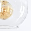 Koyoto Hängeleuchte Glas 15 cm, 20 cm Bernsteinfarben, Chrom, Klar, Rauchfarben, 6-flammig