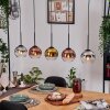 Koyoto Pendelleuchte Glas 15 cm Naturfarben, Schwarz, 5-flammig Koyoto Pendelleuchte Glas 15 cm Naturfarben, Schwarz, 5-flammig
