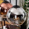 Koyoto Pendelleuchte Glas 15 cm Naturfarben, Schwarz, 5-flammig Koyoto Pendelleuchte Glas 15 cm Naturfarben, Schwarz, 5-flammig