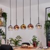 Koyoto Pendelleuchte Glas 15 cm Naturfarben, Schwarz, 5-flammig Koyoto Pendelleuchte Glas 15 cm Naturfarben, Schwarz, 5-flammig