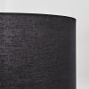 Flemming Stehleuchte 50 cm Naturfarben, Schwarz, 1-flammig