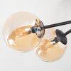 Chehalis Deckenleuchte Glas 12 cm Bernsteinfarben, 6-flammig