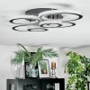 Ronak Deckenleuchte LED Schwarz, 1-flammig, Fernbedienung