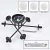 Chehalis Deckenleuchte Glas 10 cm, 12 cm, 15 cm Weiß, 6-flammig