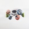 Chehalis Deckenleuchte Glas 12 cm, 15 cm Blau, Grün, Klar, Kupferfarben, 6-flammig