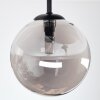 Chehalis Deckenleuchte Glas 15 cm Rauchfarben, 3-flammig