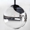 Chehalis Deckenleuchte Glas 15 cm Klar, Rauchfarben, 3-flammig