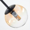 Chehalis Deckenleuchte Glas 10 cm Bernsteinfarben, Klar, 5-flammig