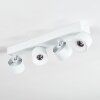 Narel Deckenleuchte LED Weiß, 4-flammig