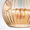 Gastor Deckenleuchte Glas 15 cm Bernsteinfarben, 2-flammig