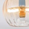 Koyoto Deckenleuchte Glas 15 cm Bernsteinfarben, Klar, 2-flammig