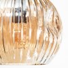 Ripoll Deckenleuchte Glas 15 cm Bernsteinfarben, Rauchfarben, 10-flammig
