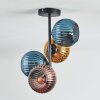 Koyoto Deckenleuchte Glas 15 cm Blau, Gold, Kupferfarben, 4-flammig