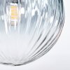 Chehalis Deckenleuchte Glas 12 cm, 15 cm Blau, Grün, Klar, Kupferfarben, 3-flammig