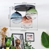 Chehalis Deckenleuchte Glas 15 cm Blau, Grün, Klar, Kupferfarben, 3-flammig