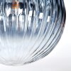 Chehalis Deckenleuchte Glas 15 cm Blau, Grün, Klar, Kupferfarben, 3-flammig