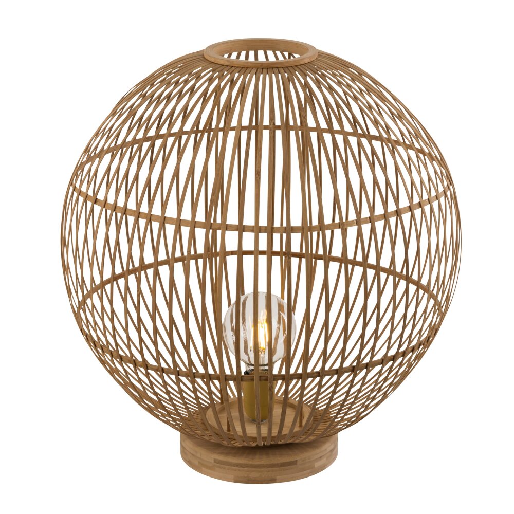 HILDEGARD Globo Tischleuchte Braun, 1-flammig main product photo