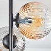 Koyoto Deckenleuchte Glas 15 cm Bernsteinfarben, Klar, Rauchfarben, 4-flammig