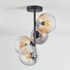 Koyoto Deckenleuchte Glas 15 cm Bernsteinfarben, Klar, Rauchfarben, 4-flammig