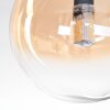 Chehalis Deckenleuchte Glas 12 cm Bernsteinfarben, Klar, 3-flammig