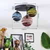 Chehalis Deckenleuchte Glas 12 cm, 15 cm Blau, Grün, Kupferfarben, 3-flammig