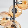 Koyoto Deckenleuchte Glas 15 cm Bernsteinfarben, 4-flammig