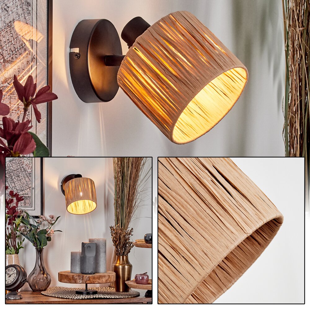 Granja Wandleuchte Schwarz, 1-flammig main product photo