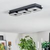 Walon Deckenleuchte LED Schwarz, 1-flammig