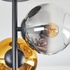 Koyoto Deckenleuchte Glas 15 cm Gold, Klar, Kupferfarben, Rauchfarben, 4-flammig