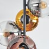 Koyoto Deckenleuchte Glas 15 cm Gold, Klar, Kupferfarben, Rauchfarben, 4-flammig