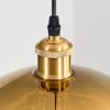 Ripoll Hängeleuchte Glas 30 cm Gold, 1-flammig