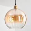 Koyoto Hängeleuchte Glas 30 cm Gold, 1-flammig